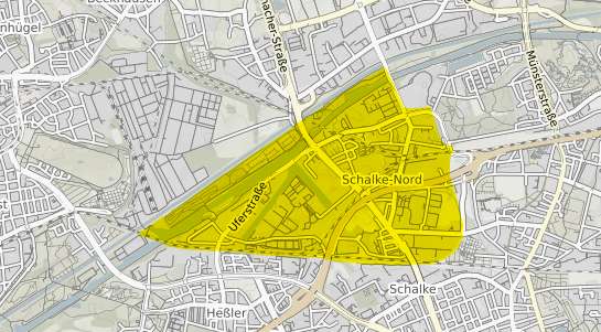 Immobilienpreisekarte Gelsenkirchen Schalke Nord